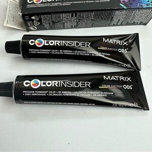 Matrix Color Insider 10M Permanent Hair Color Ammonia Free Two Tubes NEW